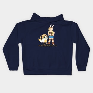 Mathematical, Fionna and Cake, Adventure Time fan art Kids Hoodie